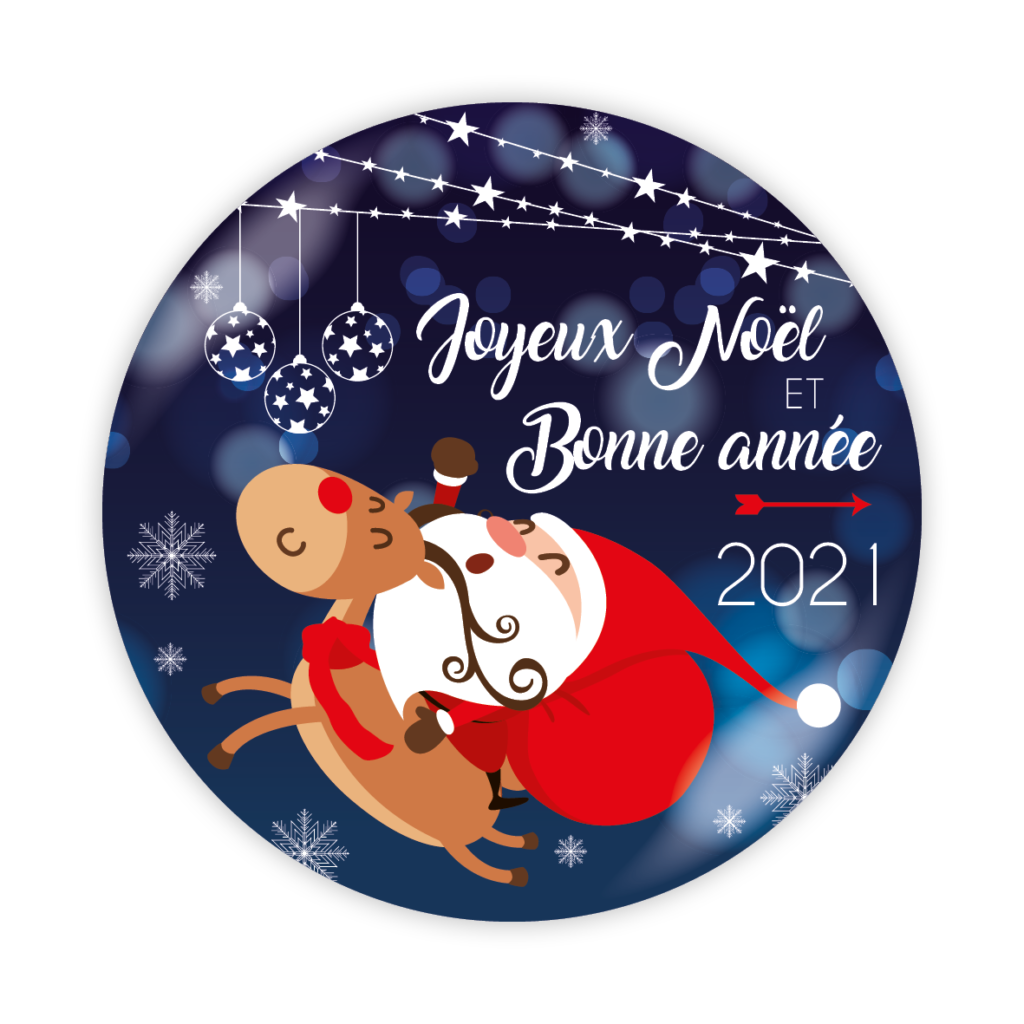 Joyeux Noel et Bonne Année – Rennes – Mon Badge